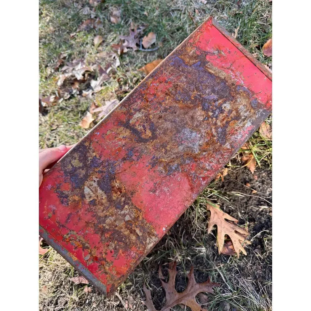 Vintage FORD GT Toolbox Red Tool Box